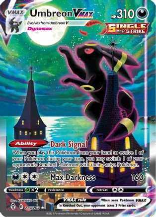 Umbreon VMAX (215/203) [Épée et Bouclier : Ciels en évolution] 