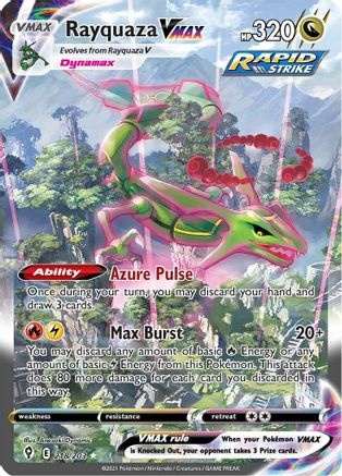 Rayquaza VMAX (218/203) [Épée et bouclier : ciel en évolution] 