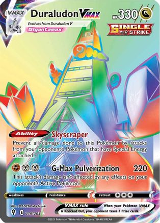 Duraludon VMAX (Secret) 219/203 - [SWSH07 Evolving Skies] Holofoil