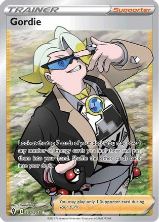 Gordie (Full Art) 201/203 - [SWSH07 Evolving Skies] Holofoil