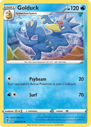 Golduck (025/203) [Épée et bouclier : ciel en évolution] 