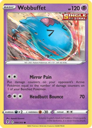 Wobbuffet (066/203) [Épée et Bouclier : Ciels en évolution] 