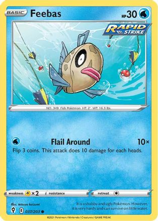 Feebas (037/203) [Épée et bouclier : ciel en évolution] 