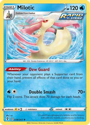 Milotic (038/203) [Sword & Shield: Evolving Skies]