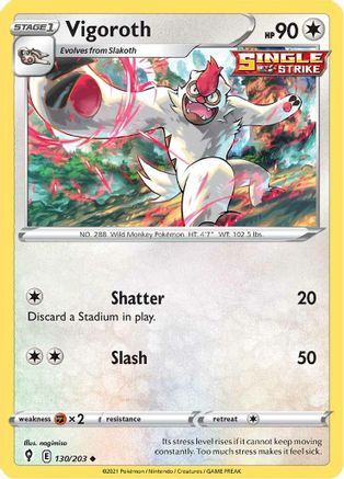 Vigoroth 130/203 - [SWSH07 Evolving Skies]