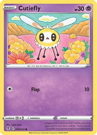 Cutiefly (078/203) [Épée et bouclier : ciel en évolution] 