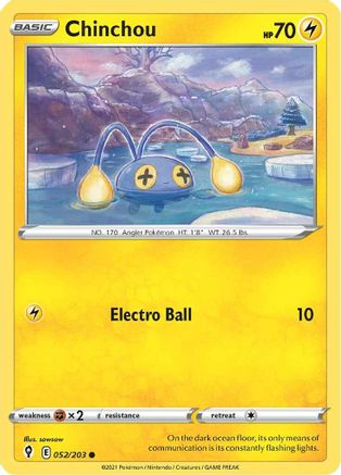 Chinchou (052/203) [Épée et bouclier : ciel en évolution] 