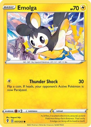 Emolga (057/203) [Épée et bouclier : ciel en évolution] 