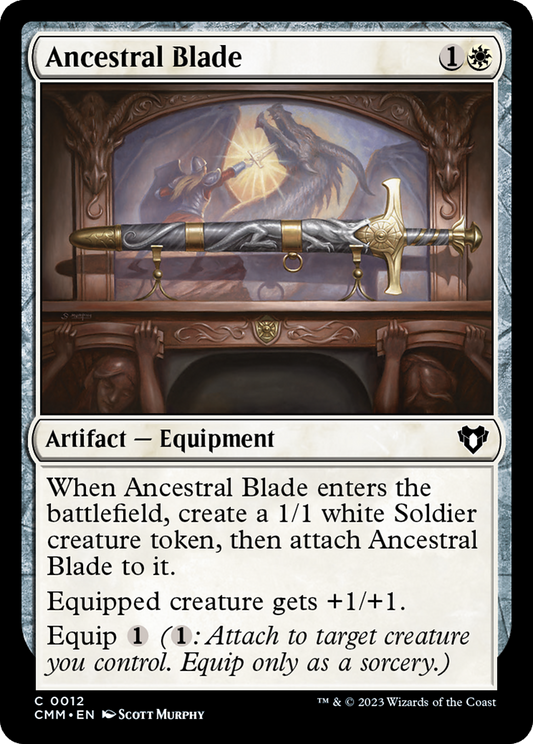 Ancestral Blade (CMM-012) - [Commander Masters]