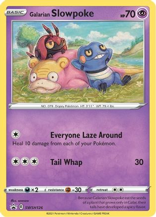 Galarian Slowpoke - SWSH126 SWSH126/307 - [SWSH Sword & Shield Promo Cards] Holofoil