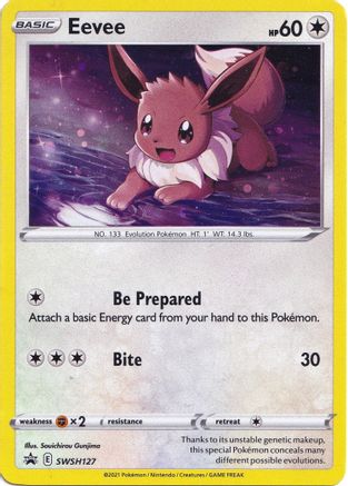 Eevee - SWSH127 SWSH127/307 - [SWSH Sword & Shield Promo Cards] Holofoil