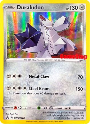 Duraludon (SWSH028) (Exclusivité Gamestop) [Épée et Bouclier : Black Star Promos] 
