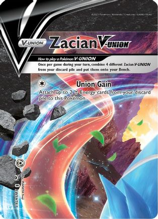 Zacian V-UNION - SWSH163 SWSH163/307 - [SWSH Sword & Shield Promo Cards] Holofoil
