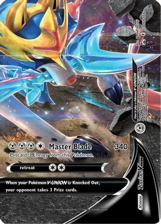 Zacian V-UNION - SWSH166 SWSH166/307 - [SWSH Sword & Shield Promo Cards] Holofoil