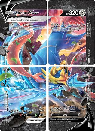 Zacian V-UNION [Set of 4] - [SWSH Sword & Shield Promo Cards] Holofoil