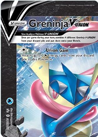 Greninja V-Union (SWSH155) [Épée et Bouclier : Promos Black Star] 