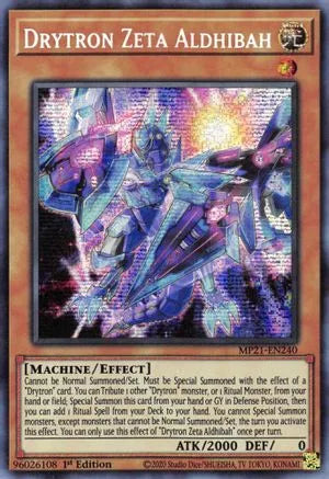 Drytron Zeta Aldhibah [MP21-EN240] Prismatique Secret Rare 