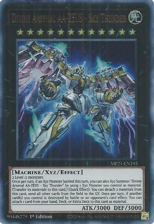 Divine Arsenal AA-ZEUS - Sky Thunder (MP21-EN195) - 2021 Tin of Ancient Battles 1st Edition