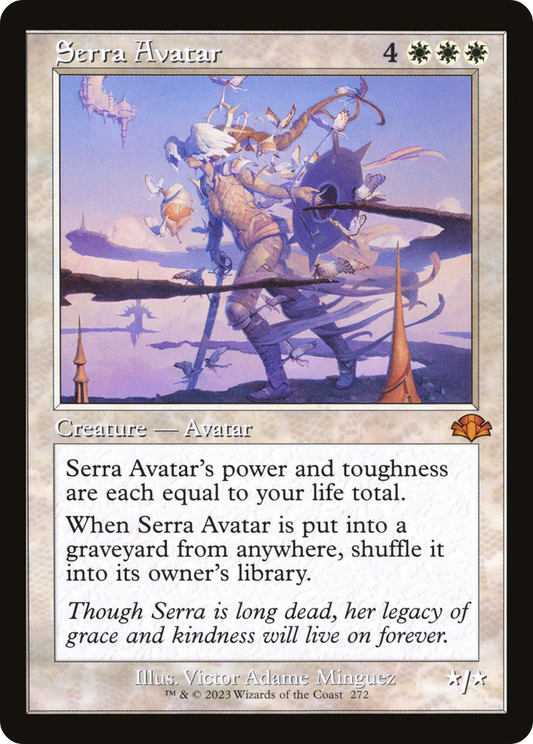 Serra Avatar (DMR-272) - [Dominaria Remastered] Foil