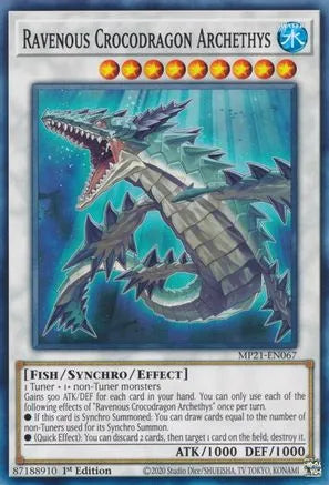 Archéthys crocodragon vorace [MP21-EN067] Commun 