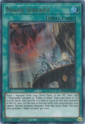 Serviteur Nadir [MP21-EN135] Ultra Rare 