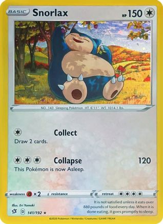Snorlax - 141/192 (Cosmos Holo) 141 - [Miscellaneous Cards & Products] Holofoil