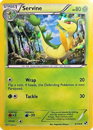 Servine - 3/114 (Cracked Ice Holo) 3 - [Miscellaneous Cards & Products] Holofoil