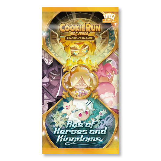 CookieRun Braverse TCG Age of Heroes and Kingdoms Booster Pack