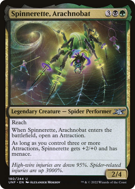 Spinnerette, Arachnobat (UNF-180) - [Unfinity] Foil
