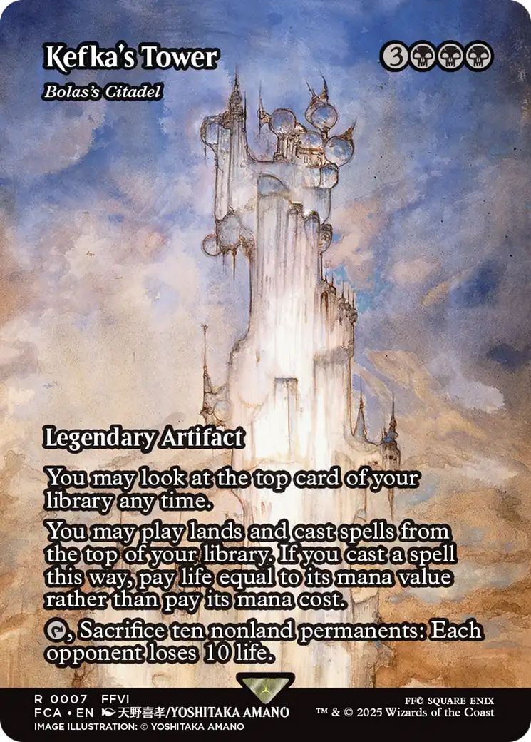 Bolas's Citadel (FCA-007) - [FINAL FANTASY: Through the Ages] / Kefka's Tower (Borderless) Foil