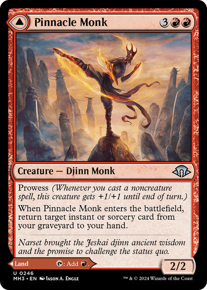 Pinnacle Monk // Mystic Peak (MH3-246) - [Modern Horizons 3] 