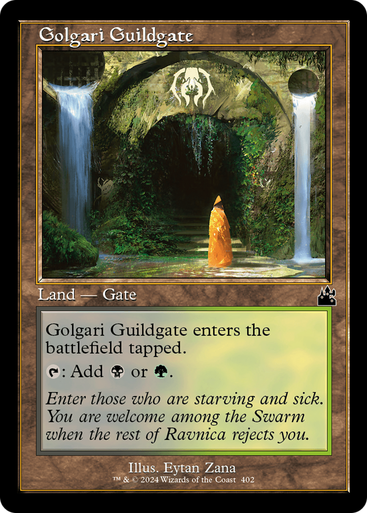 Golgari Guildgate (RVR-402) - [Ravnica Remastered] Foil