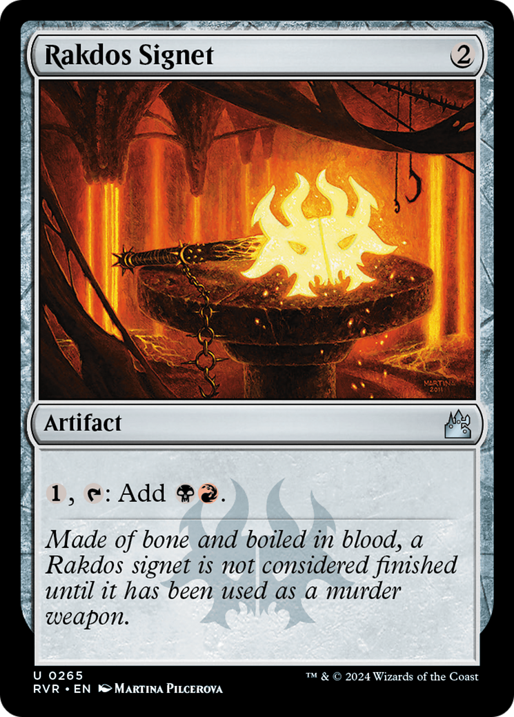 Rakdos Signet (RVR-265) - [Ravnica Remastered] Foil