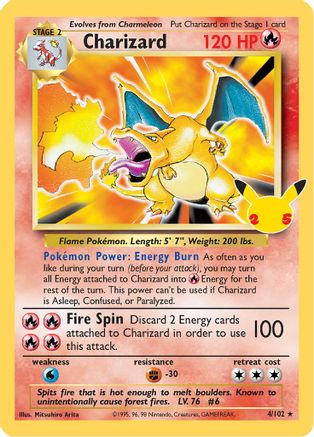 Charizard 4/25 - [Celebrations Classic Collection] Holofoil