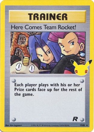 Voici la Team Rocket ! (15/82) [Célébrations : 25e anniversaire - Collection Classique] 