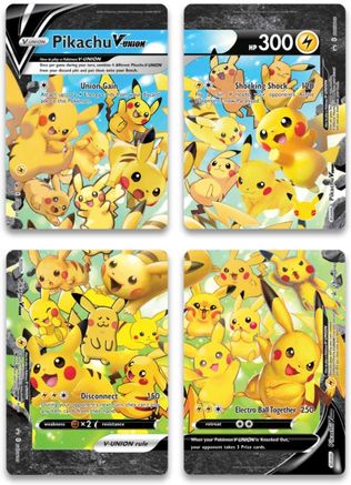 Pikachu V-Union [Set of 4] - [SWSH Sword & Shield Promo Cards] Holofoil
