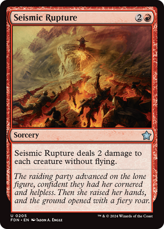 Seismic Rupture (FDN-205) - [Foundations] Foil