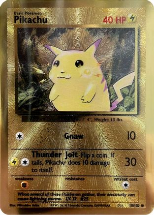 Pikachu (58/102) (Carte Métal Célébrations) [Célébrations : 25e Anniversaire] 