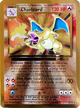Charizard (4/102) (Carte Métal Célébrations) [Célébrations : 25e Anniversaire] 