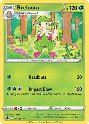 Breloom (005/264) [Épée et bouclier : Fusion Strike] 