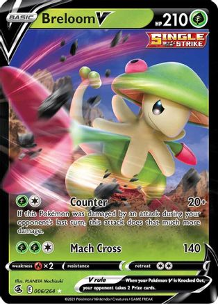 Breloom V 6/264 - [SWSH08 Fusion Strike] Holofoil