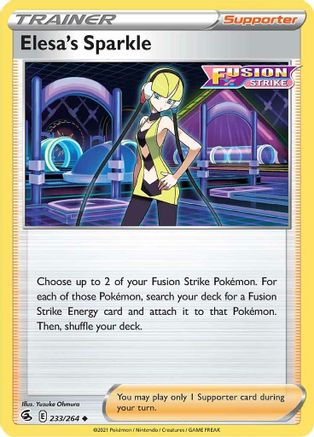 Elesa's Sparkle (233/264) [Épée et bouclier : Fusion Strike] 