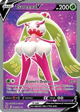 Tsareena V (Full Art) 246/264 - [SWSH08 Fusion Strike] Holofoil