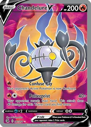 Chandelure V (247/264) [Épée et Bouclier : Fusion Strike] 