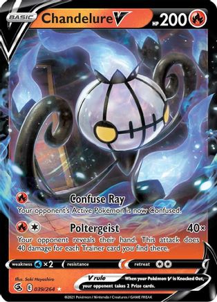 Chandelure V (039/264) [Épée et bouclier : Fusion Strike] 