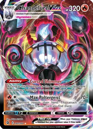 Chandelure VMAX (040/264) [Épée et Bouclier : Fusion Strike] 