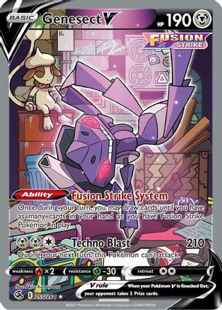 Genesect V (255/264) [Épée et Bouclier : Fusion Strike] 