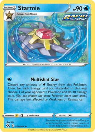 Starmie (053/264) [Épée et bouclier : Fusion Strike] 