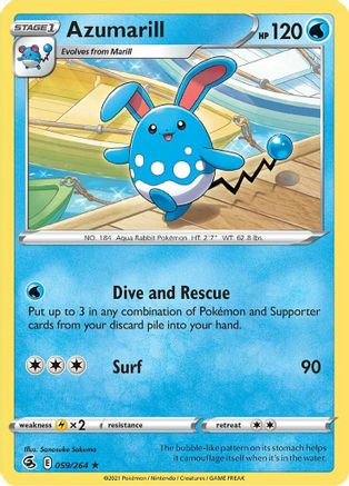 Azumarill (059/264) [Épée et bouclier : Fusion Strike] 