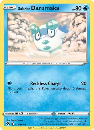 Galarian Darumaka (071/264) [Épée et bouclier : Fusion Strike] 